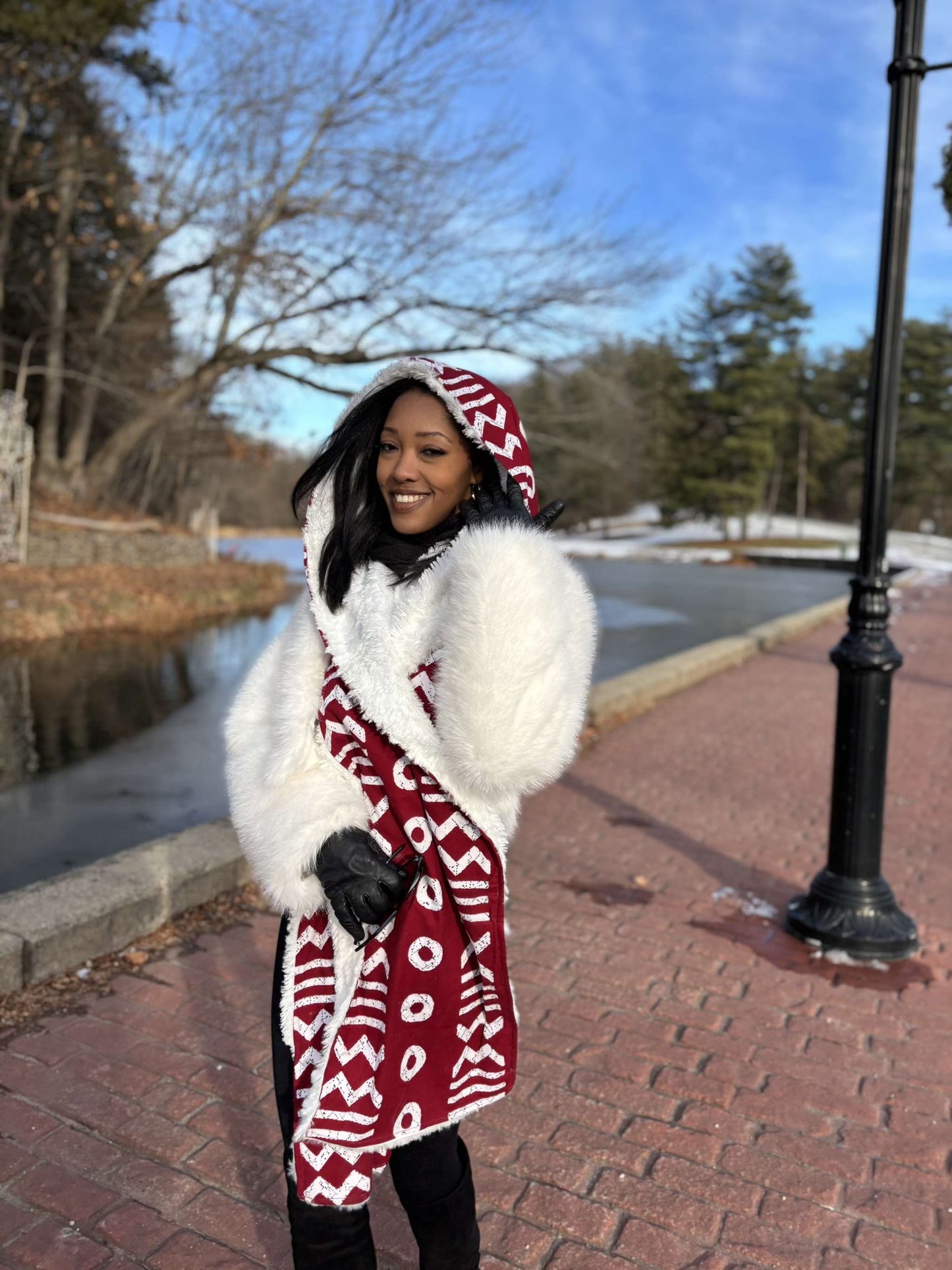 Kome Ankara Winter Faux Fur Scarf
