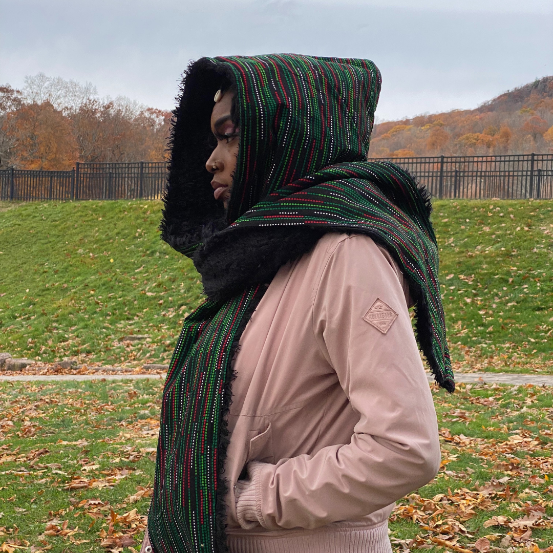 Hooded Scarf KoKo Exclusive, fashionable and comfy in cold weather.