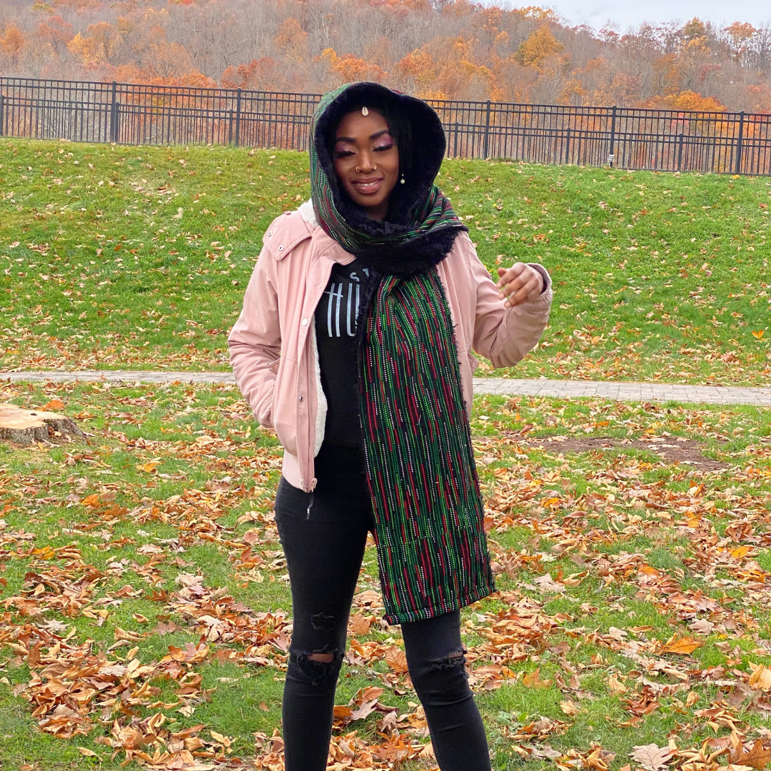Hooded Scarf KoKo Exclusive, fashionable and comfy in cold weather.