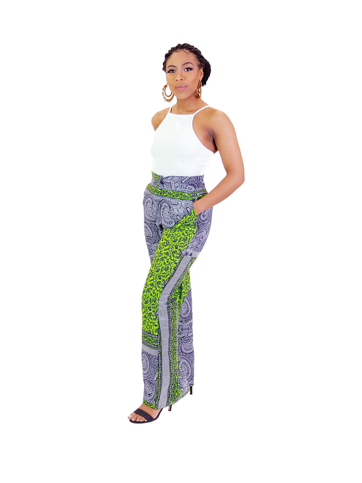 Nneka African print pant.