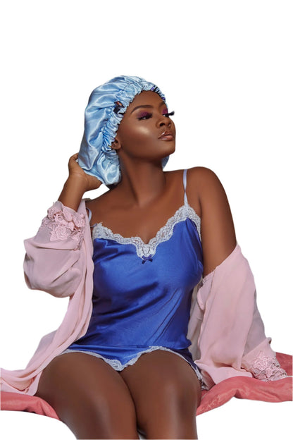 Omotola Satin Lined Hair Bonnet