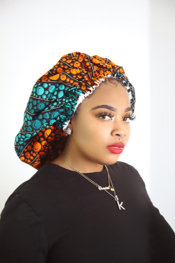 Obinna Satin Lined Hair Bonnet